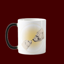 Polar Bear & Cub Coffee Mug Wildlife Art Mug mugs