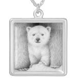 Polar Bear Cub Necklace