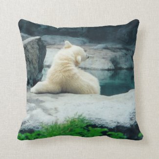 Polar Bear Cub Pillow