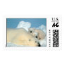 Polar Bear & Cubs by Steve Amstrup Postage