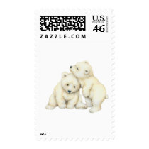 Polar Bear Cubs postage by fstasu Polar Bear Cubs postage