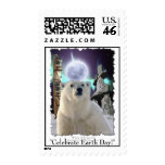 POLAR BEAR - EARTH DAY Postage stamps