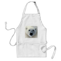 Polar Bear Face Aprons