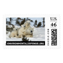 Polar Bear Family postage