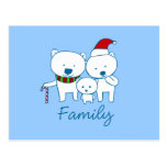 Polar Bear Family Postcards
