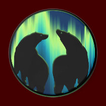 Polar Bear Fridge Magent Wildlife Art Kitchen Gift magnets