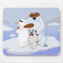 Polar Bear Gang Mousepad