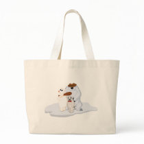 Polar Bear Gang on Ice Bag by anwarart Polar Bear Gang on Ice Bag