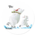 Polar Bear gift tags stickers by trish1968 Polar Bear gift tags stickers