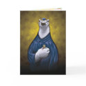 Polar Bear Graduation Card Blue by ChesterVonFluffy Polar Bear Graduation Card Blue