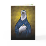 Polar Bear Graduation Card Blue