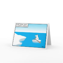 Polar Bear Greeting Card by bad_Onions Polar Bear Greeting Card