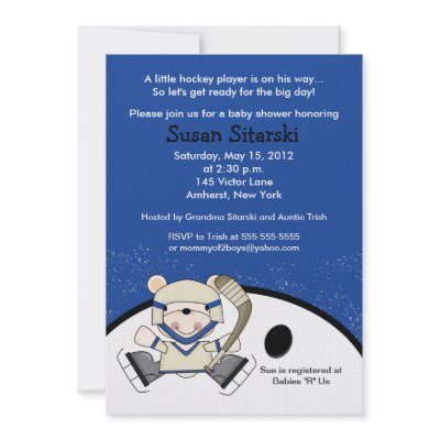 Sport Baby Shower Invitations on Invitations Are A Great Baby Shower Invitation And Perfect For Little