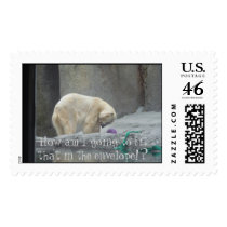 Polar Bear, How am I going to fit that in the e... postage by depoe31 Polar Bear, How am I going to fit that in the e... postage