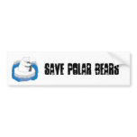 Polar Bear Hug Bumper Stickers