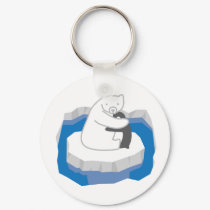 Polar Bear Hug keychains