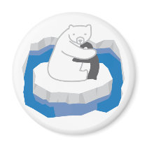 Polar Bear Hug magnets