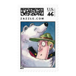 Polar Bear Hug Postage