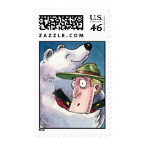 Polar Bear Hug Postage