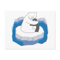 Polar Bear Hug Postcards