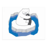 Polar Bear Hug Postcards