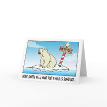 Polar Bear Ice Christmas cards by koncepts Polar Bear Ice Christmas cards