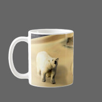 Polar Bear in Desert mugs