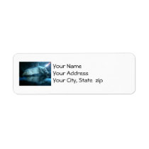 Polar Bear In Prayer 2 Return Address Labels