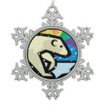 Polar Bear In The Snow Ornaments