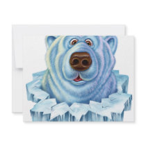polar bear personalized invite
