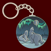 Polar Bear Key Chain Bear Gift Polar Bear Keychain keychains