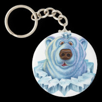 polar bear keychains