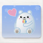 polar bear, polar, bear, kawaii, cute, animal, shave ice, shaveice, snowcone, snow cone, shave, ice, snow, cone, north pole, north, pole, winter, cold, polar bear love, love, heart, kawaii bear, cute bear, kawaii polar bear, cute polar bear, cub