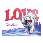 Polar Bear Love Postcard