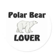 Polar Bear Lover Stickers