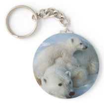 Polar Bear Lovers Gifts Keychain