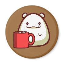 Polar Bear Magnet by Narugi Polar Bear Magnet