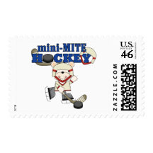 Polar Bear Mini Mite Hockey Tshirts and Gifts Postage