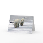 Polar Bear Mom & Cub Card