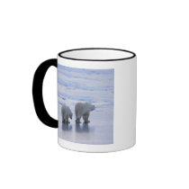 Polar Bear Mother and Cub Mugs