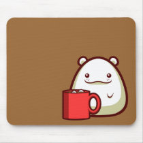 Polar Bear Mousepad by Narugi Polar Bear Mousepad