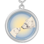 Polar Bear Necklace Wildlife Art Bear Necklace