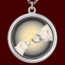 Polar Bear Necklace Wildlife Art Bear Necklace necklaces