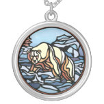 Polar Bear Necklace Wildlife Art Bear Necklace