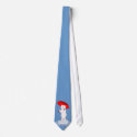 Polar Bear Needs an Umbrella Doodle Art Tie