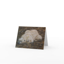 Polar Bear Note Card