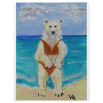 Polar Bear on Vacation flyers