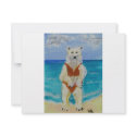 Polar Bear on Vacation invitations
