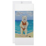 Polar Bear on Vacation Customized Rack Card