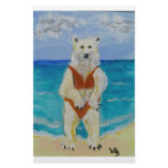 Polar Bear on Vacation Stationery